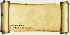 Angelina Jelenković vizit kartica